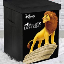 Kuber Industries Black & White 2 Pieces Printed Non Woven Laundry Bag With Lid & Handles-55