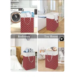 HOUSE OF QUIRK Set of 3 Collapsible Large Laundry Baskets 75L image 4