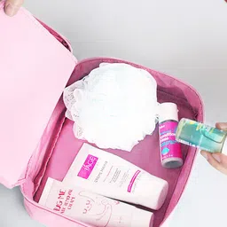 Awestuffs Makeup Organizer Travel Toiletry Kit-10