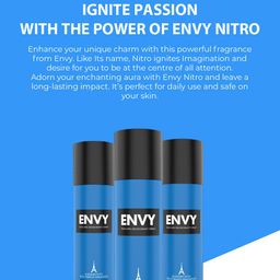Envy Men Set of 3 No Gas Deodorant Spray 120ml each - Dark + Fiery + Nitro image 4