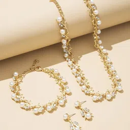 Young & Forever Gold Plated Jewellery Set-53