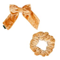 Arendelle Women Beige Set of 2 Hair Accessory Set-1