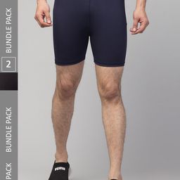 Apraa & Parma Men Pack Of 2 Skinny Fit with E-Dry Technology Sports Shorts-picture-17