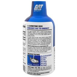 GAT L Carnitine, 473 ml Blue Raspberry image 4