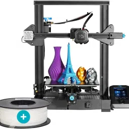 Ender-3 V2 3D Printer Upgraded Version 2021 + 3IDEA Premium PLA White Filament 1.75mm 1Kg Spool 3D Printer-6