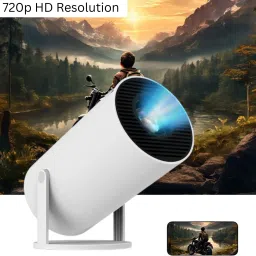 Guggu Smart Projector for Home 4K Support Rotabable Design withApp Netflix,YouTubeR415 (4500 lm / 1 Speaker / Wireless / Remote Controller) Portable Projector-13