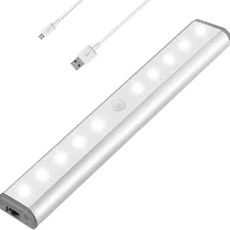GIANT IMPEX Stick On Anywhere Portable Wireless 10 LED Cabinet Lights Motion Sensor Motion Sensor Light-28