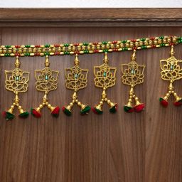 Handmade Door Toran Golden ganeshji Colour for Home Décor, Bandhanwal for Home Décor Toran-41