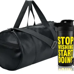 Gym & Travel Duffle Bag Gym Bag With Protein Shaker Bottle Drinking Bottle. Fitness Accessory Kit Kit-image-65