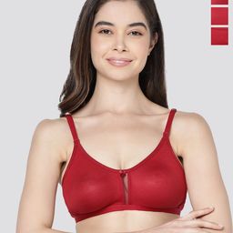 Kalyani Gloria Pack Of 3 Full Coverage Non Padded Everyday Bras- All Day Comfort-29