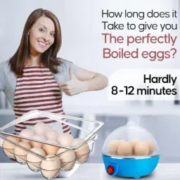 da novira 12 Grid Egg Storage & 7 Egg Boiler(Soft, Medium,Hard)For Fast Steaming & Boiling 12 Grid Egg Storage Box Combo With 7 Egg Boiler For Fast Steaming & Boiling_30 Egg Cooker image 5