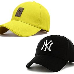 Solid, Self Design, Embroidered Sports/Regular Cap-97