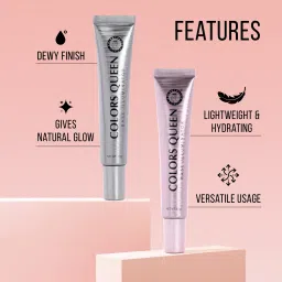 colors queen Base Illuminator Liquid Highlighter Infused with Shea Butter & Niacinamide Highlighter image 2