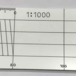 uei PATWARI DIAGONAL SCALES SET WITH DIVIDER / SET OF 6 Height Gauge image 5