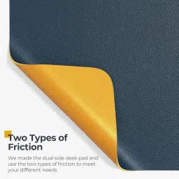 SPIRITUAL HOUSE Non-Slip Desk Pad, Waterproof PVC Leather Desk Table Protector 70*30 CM Non Slip Base Dual Sided Mousepad-image-31