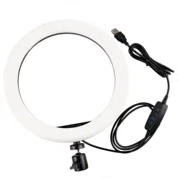 Wanzhow PERFECT BIG SELFIE RING LIGHT 26cm Ring Lamp Flash Led Light USB Photography Lighting Lamp for Camera Smartphone Studio live streaming,Work with most devices that support USB ports ,laptops ,PC, mobile power supplies ,USB chargers ,AC adapters,etc. You could easily control the power code ON/OFF or switch to your preferred lighting modes ,Three lighting models :Warm light , white light , warm white light.It will come in handy whenever you need extra Light for makeup ,taking photos , making videos ,reading books and live streaming. Ring Flash-5
