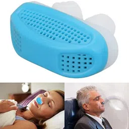 Blue simple nose clip Unisex Magnetic Anti Snore Nose Clip Nose clip Anti-snoring Device-9