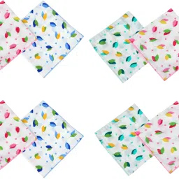 jimdar NEW_premium cotton colorful flower prints women/girls handkerchiefs (Pack of 12) ["Multicolor"] Handkerchief-image-88