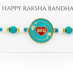 Kids Bro Round Rakhi for Kids Mauli Thread Rakhi Set-image-36