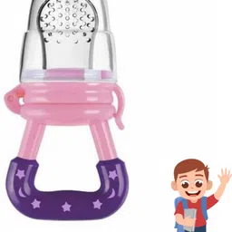 aapni dukan SST Sales Baby Food And Fruit Nibbler & Pacifier Teether BPA Free Nibbler BH361 Feeder-picture-43