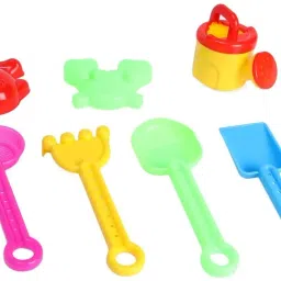 zokato Sparkle Beach and Garden Set -Random Colors dispatched (10 pcs Set) image 3