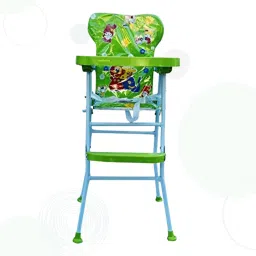 Baby Highchair with Soft Cushion and Protection Belt with Feeding/ Mealtime Tray-image-52