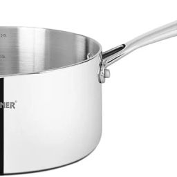 Argent Triply Stainless Steel Saucepan/Milkpan, 14 cm, Induction Base Sauce Pan 14 cm diameter 0 L capacity-image-29