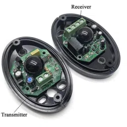 real instruments Single Beam Sensor ABO-20 20 Meters Photoelectric Infrared Single Beam Light Radar Motion Sensor Door Window Burglar Alarm Sensor Gadgets For Home Security System Electronic Smart Switch Beam Barrier Detector 1 Pair (Transmitter and Receiver) IR Sensors image 4