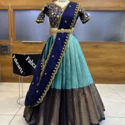 Self Design Semi Stitched Lehenga Choli-image-5