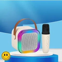 FRONY K12 (PORTABLE DESKTOP BLUETOOTH SPEAKER) Crydtal Sound With RGB LightW485 10 W Bluetooth Laptop/Desktop Speaker-image-76