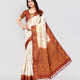 Woven Banarasi Cotton Silk Saree-picture-23