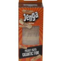 Jenga Mini Game, Hardwood Blocks, Stacking Tower Game for Kids Ages 6 and Up, 1 or More Players Strategy & War Board Game-13