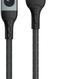 DUDAO USB Type C Cable 6 A 1 m Tough Unbreakable Braided Nylon L7MAX 66W PD Smart Digital Display Fast Charge and Data Sync Data Cable-22
