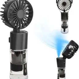 RelElseTech Mini Handheld Misting Fan, 4-Speed, Foldable, Battery Operated, Portable Use Mini Handheld Misting Fan, 4-Speed, Foldable, Battery Operated, Portable Use USB Fan-14