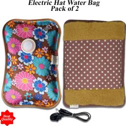 Heating Pad Gel Bag Combo Pack of 1 PVC & Velvet 1 L Hot Water Bag-image-81
