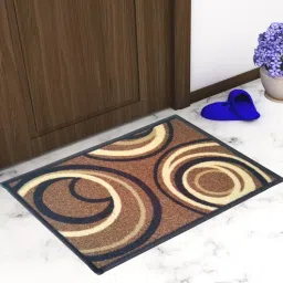 Multicolor Abstract Nylon 14x22 Inches AntiSkid 1 Door Mat By Athom Living-picture-7