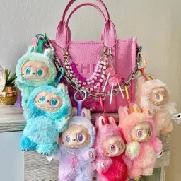 boobum Pop Labubu Doll | Labubu Toy Character Plush Toy | Laubu (Random Color - 1 Pc) - 17 cm image 3
