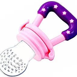 swito mart Silicone Food Fruits Nibbler With Extra Mesh Soft Pacifier Feeder Soother Soother image 4