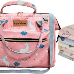 Premium Diaper Handbag with 1 Baby Towel | Waterproof & Travel-Friendly Combo Baby Diaper bag & Soft Baby Towel-image-72