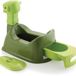 Robot Style Toilet Trainer Baby Potty Seat with Removable Tray & Closing Lid Baby (For 6 Month-48 Month Kids) Potty Seat-image-60
