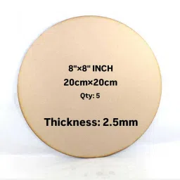 8×8 inch MDF board sheet 2.5 mm thickness with pine veneer Pack of 6 Art & Craft Model Building Kit-22