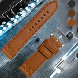 Bharasoft Modern and Functional Watch Strap 26 mm Genuine Leather Watch Strap-image-44