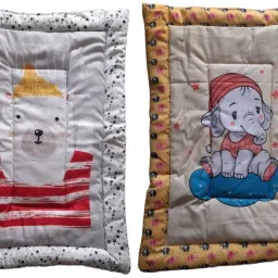 New Born Baby Mattress Godari, Baby Bed Mattress, | Multi-Color | Pack of 2-image-94