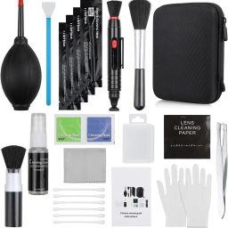 Zorbes 14 in 1 Camera Cleaning Kit with Storage Case for Lenses Monitors and Consoles for Computers-image-49