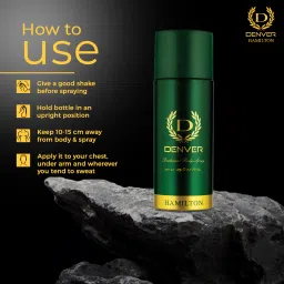 denver Hamilton 200 ml & Champ 200 ml Combo Deodorant Spray - For Men image 5
