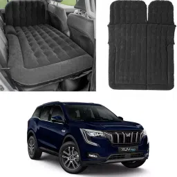 Multifunctional Car Inflatable Bed Air Mattress SUV For Mahindra Xuv 700 (Black) Car Inflatable Bed-image-50