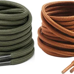 XERUS shoe lace Round Army Green Teak 90cm 2pair boot hiking sport Shoe Lace-image-72