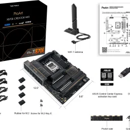 ASUS PROART X870E-CREATOR WIFI AM5Socket ATX AMD X870 Chipset DDR5 Motherboard for Desktop image 5