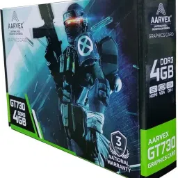 AARVEX GT 730 4GB GDDR3 GPU DDR3 4 GB NVIDIA Chipset 64 bit 1800 MHz Graphics Card image 3