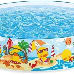 Intex 4 ft Duckling Snapset Pool for Kids Bath Tub Swimming Pool Bath Toy Inflatable Swimming Pool-37